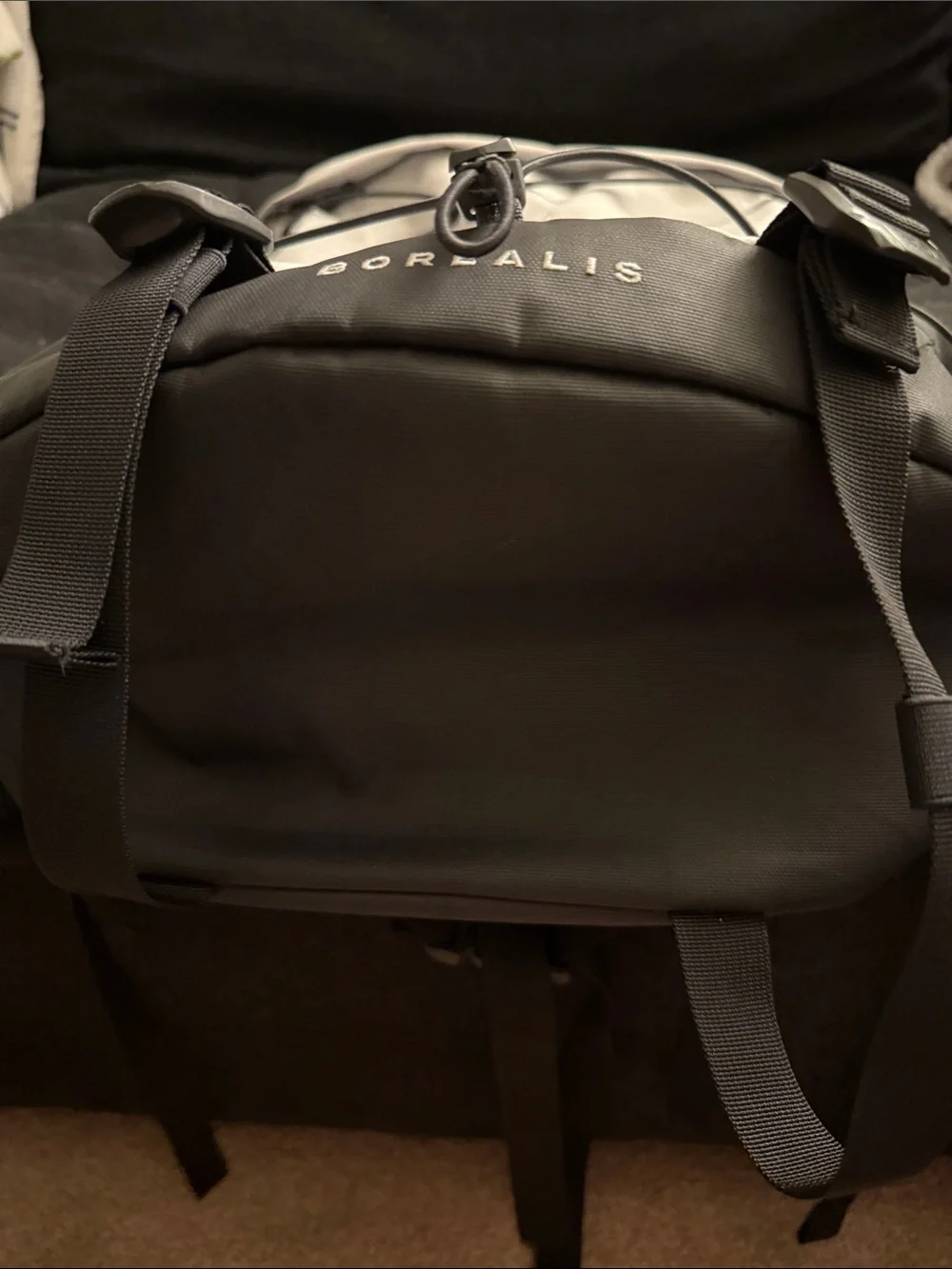 The North Face White/Black Borealis Backpack w/ Laptop Compartment *SEE PHOTOS*